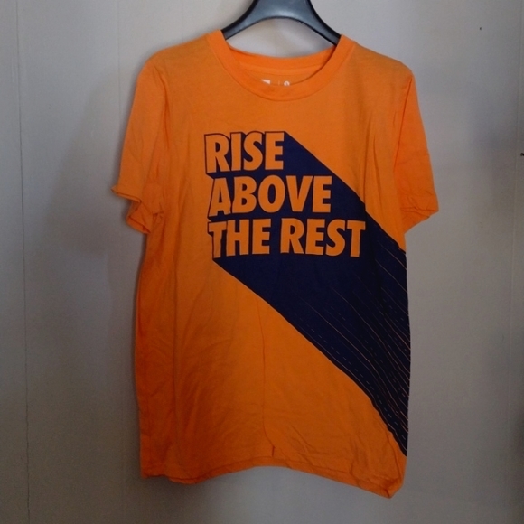 Youth XL (18/20) Orange Inspirational Graphic Tee - Picture 1 of 3